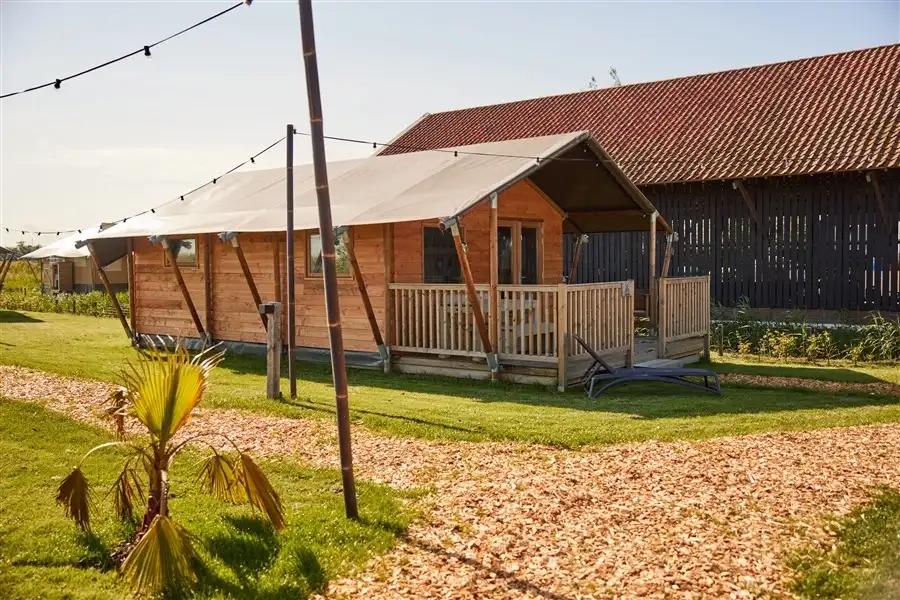 Blokhut bij Erfgoedpark De Hoop vakantiepark